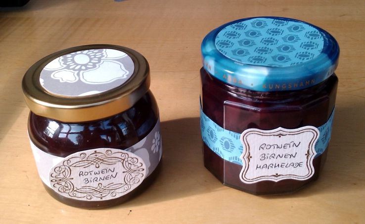 Rotwein-Birnen-Marmelade – Gabriela Kaiser